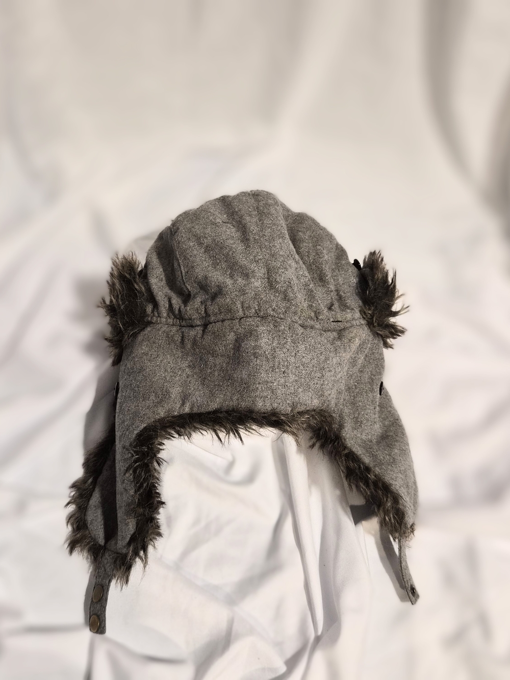 Scala Classico Grey Faux Fur Trapper Hat‎ - OS